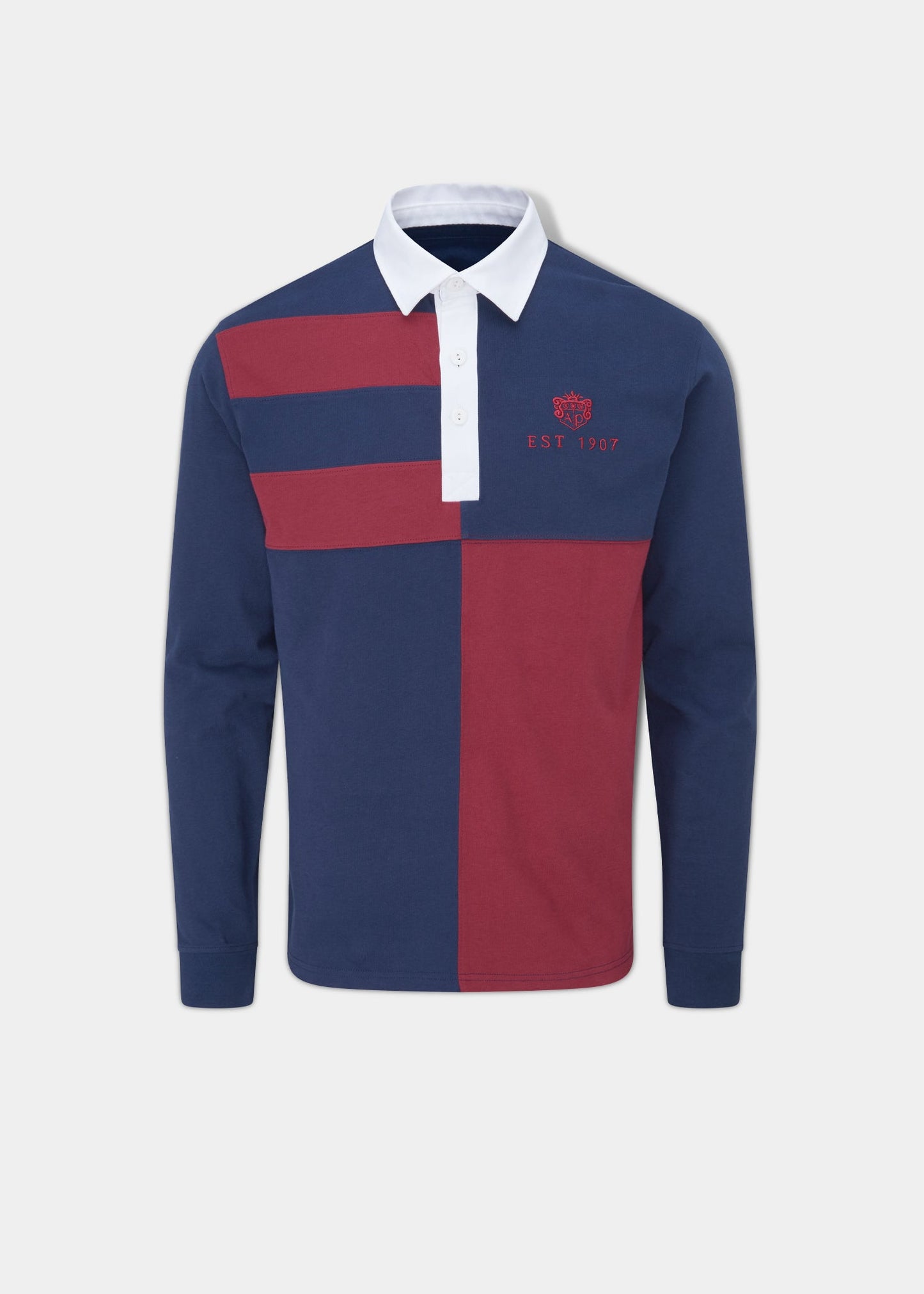 Kingsholm Quarter Detail Cotton Rugby Shirt