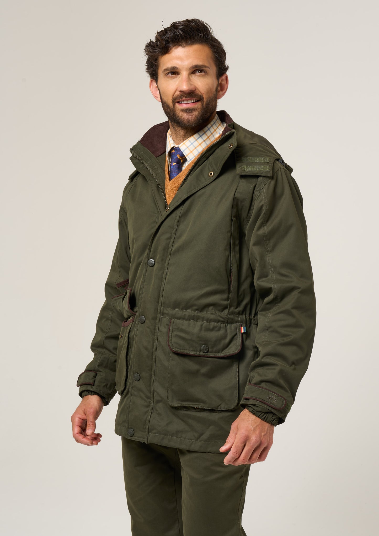 Milwood Men's Waterproof Shooting Coat In Olive