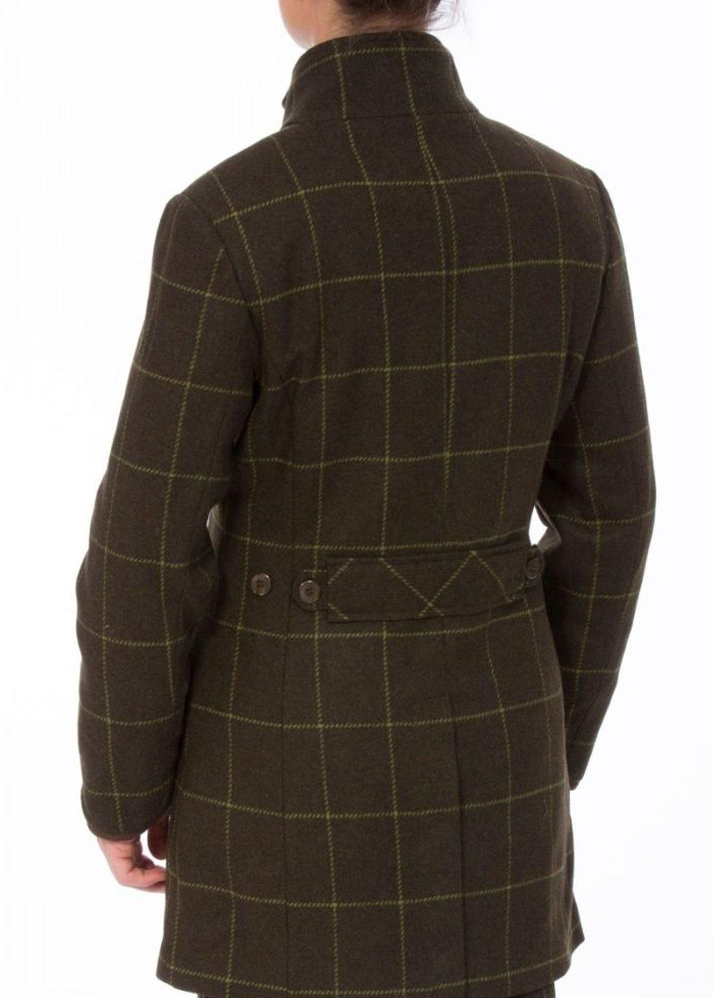 Combrook Ladies Tweed Field Jacket In Avocado - Regular Fit