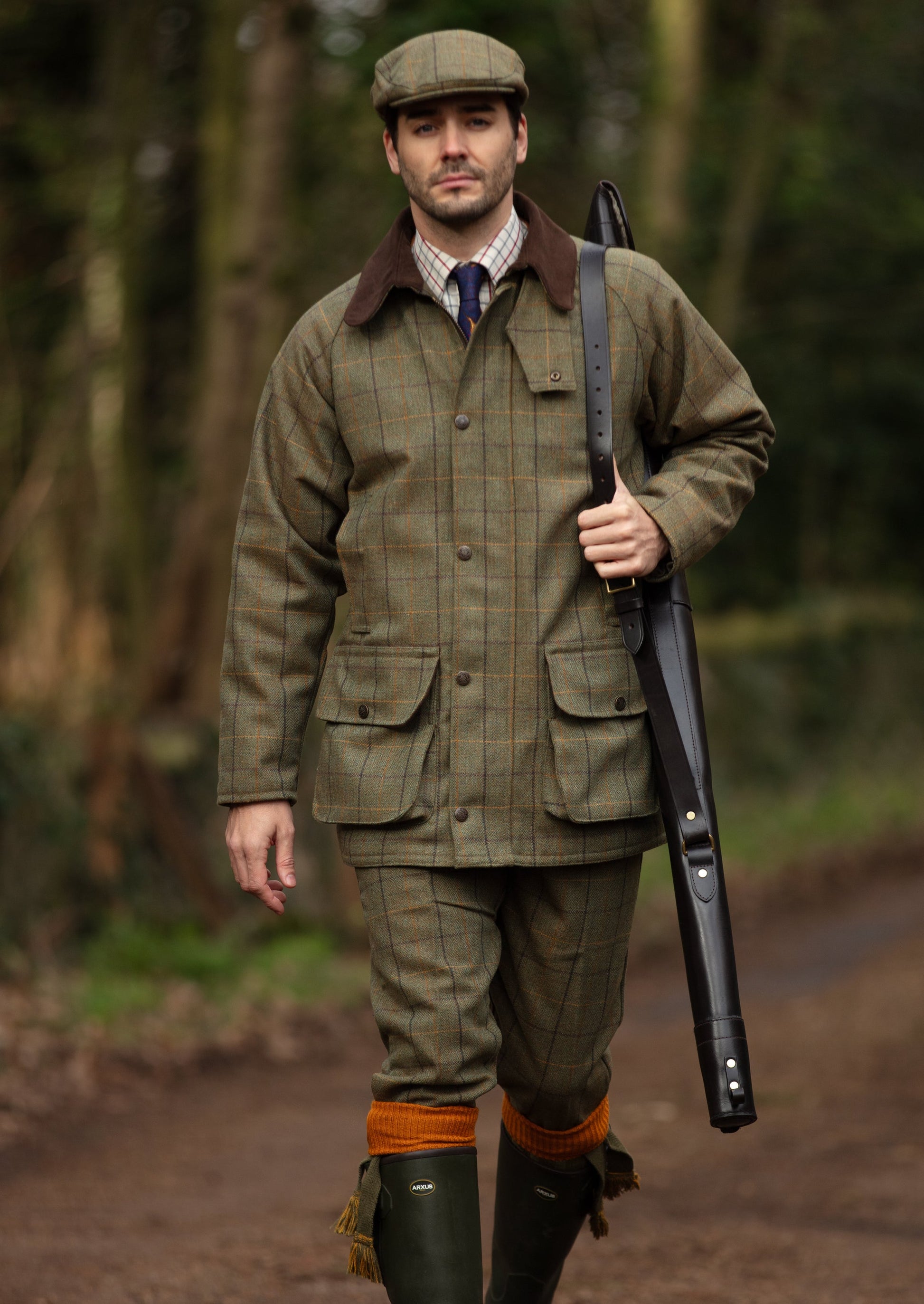 rutland-mens-tweed-waterproof-shooting-coat-dark-moss