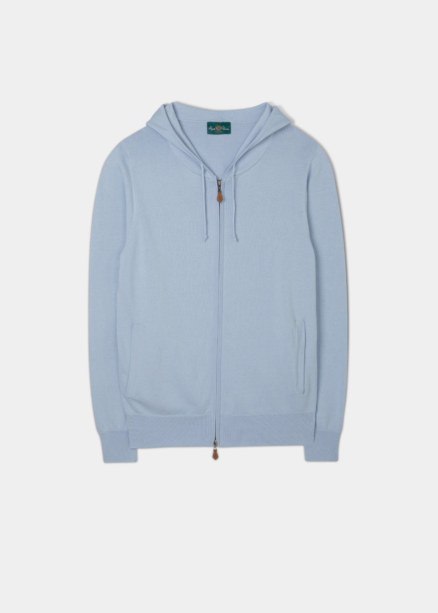 Light blue zip up shop hoodie mens