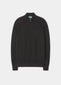 Cairns Geelong Wool 1/4 Zip Jumper in Black