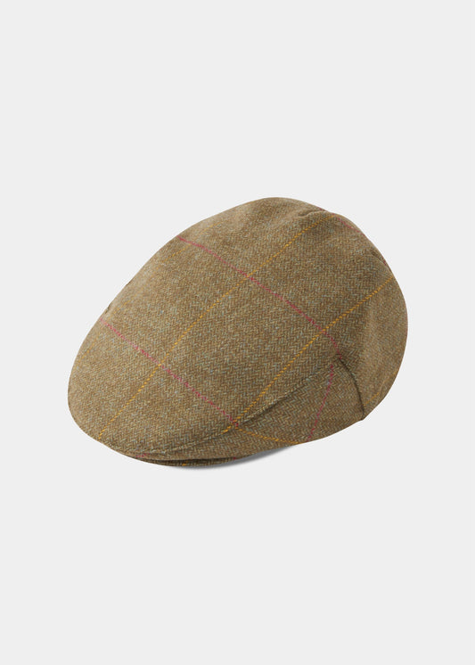 Combrook Men's Tweed Flat Cap In Hawthorn