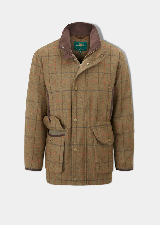 Combrook Men's Tweed Shooting Field Coat In Thyme