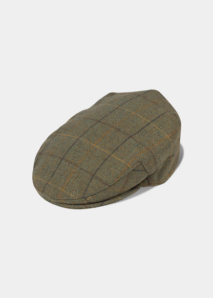 rutland-mens-tweed-flat-cap-dark-moss