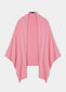 Ladies Cotton Cashmere Wrap In Carnation