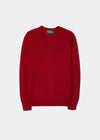 Lambswool-Jumper-Dubonnet