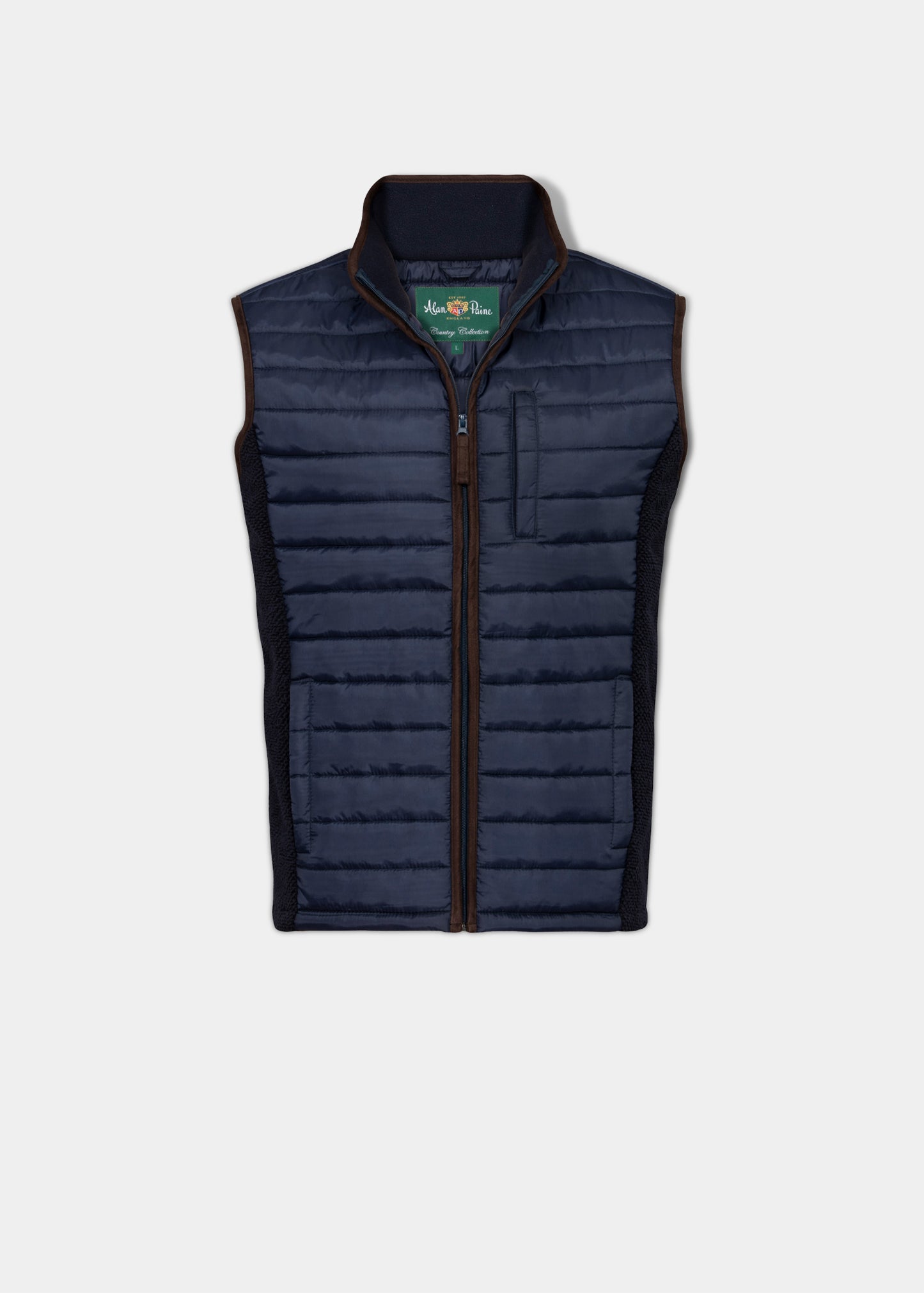 Highshore Men's Quilted Gilet In Dark Navy